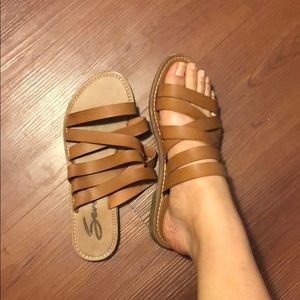 Strapped sandals